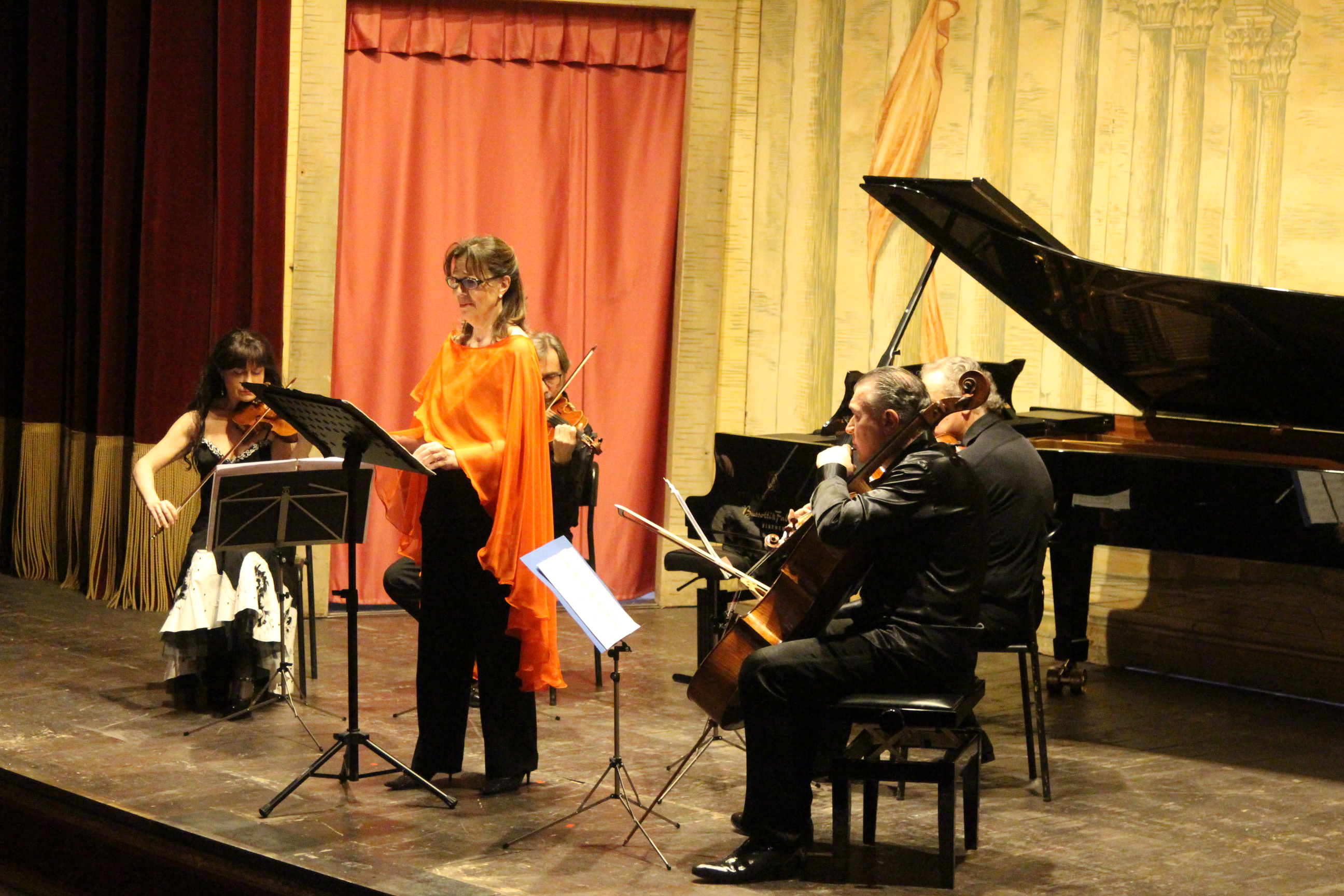 01.04.2023 Sara Mingardo contralto, Grazia Raimondi e Federico Parravicini violini, Silvio Di Rocco viola, Luigi Piovano violoncello, Olaf John Laneri pianoforteå