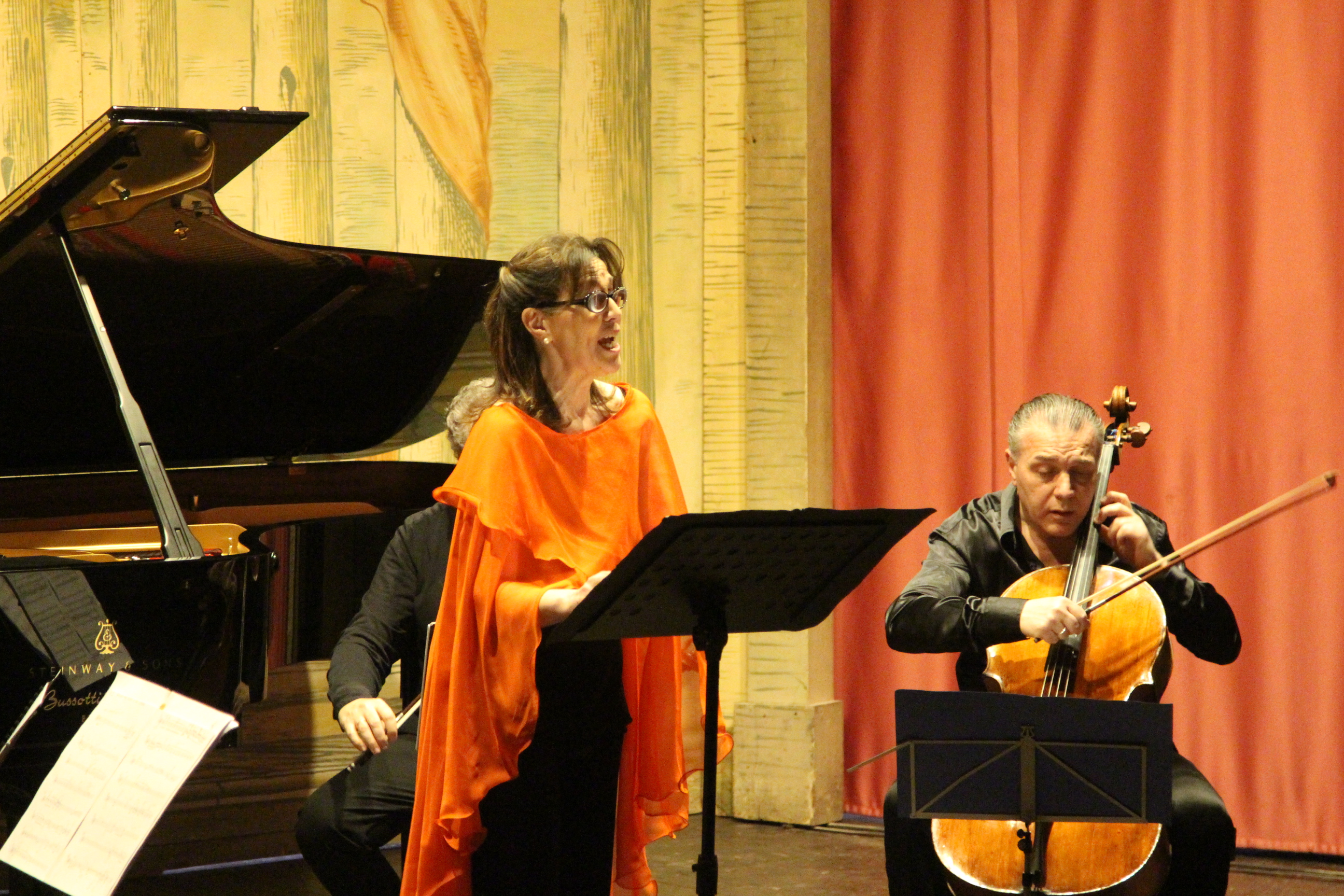 01.04.2023 Sara Mingardo contralto, Grazia Raimondi e Federico Parravicini violini, Silvio Di Rocco viola, Luigi Piovano violoncello, Olaf John Laneri pianoforteå